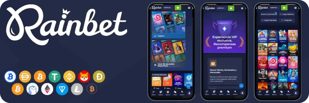 App móvil Rainbet