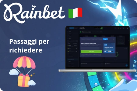 Passaggi per attivare un bonus su Rainbet Casino